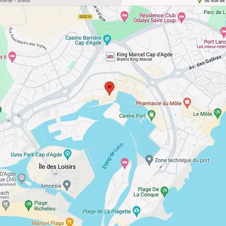 Port Brescou Iii, T2 Au Centre Port Avec Parking Et Clim Apartment *